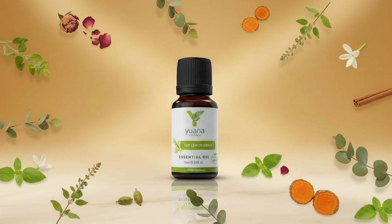 Cut Lemon Grass Essential Oil